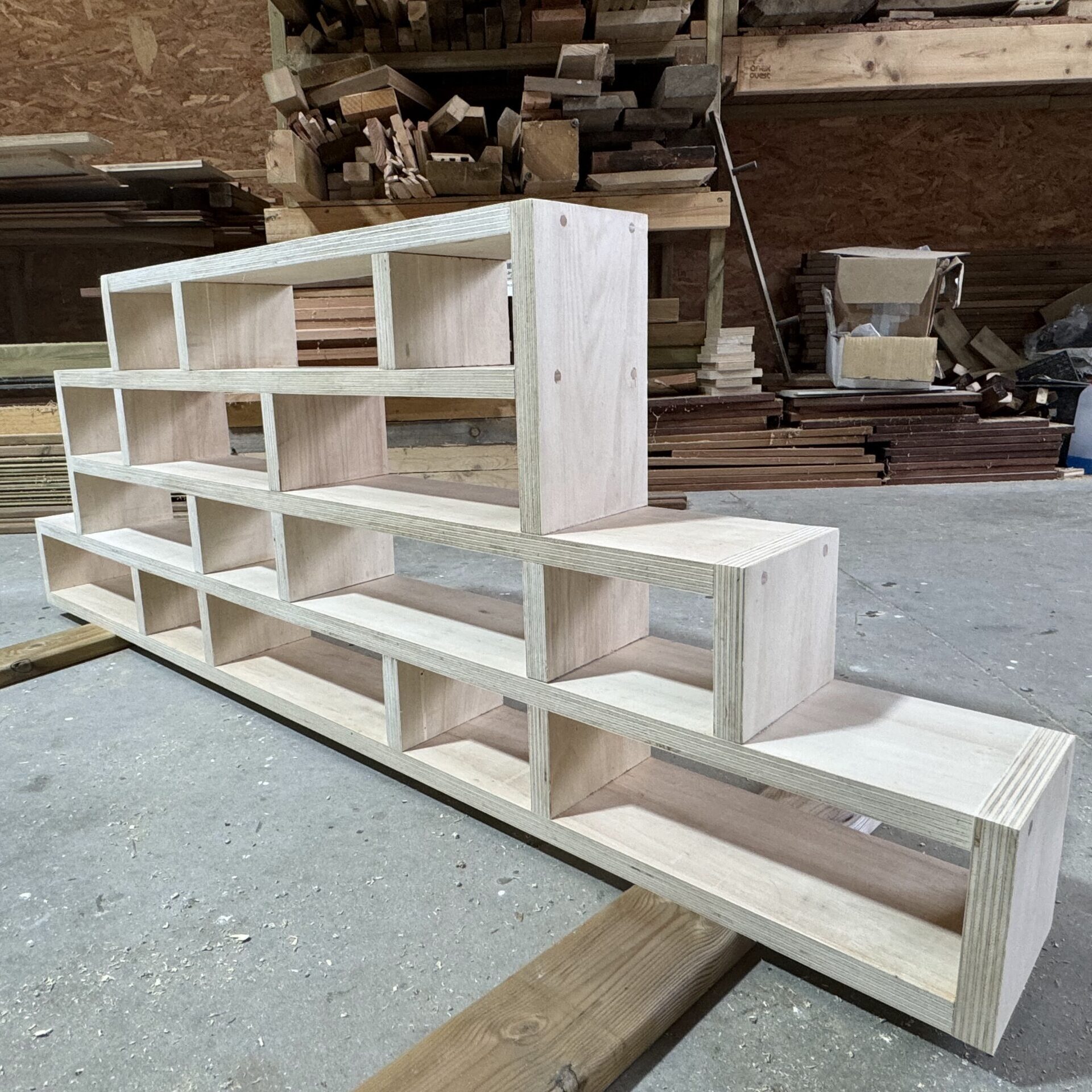 Mobilier rangement sur-mesure par Anex Ouest